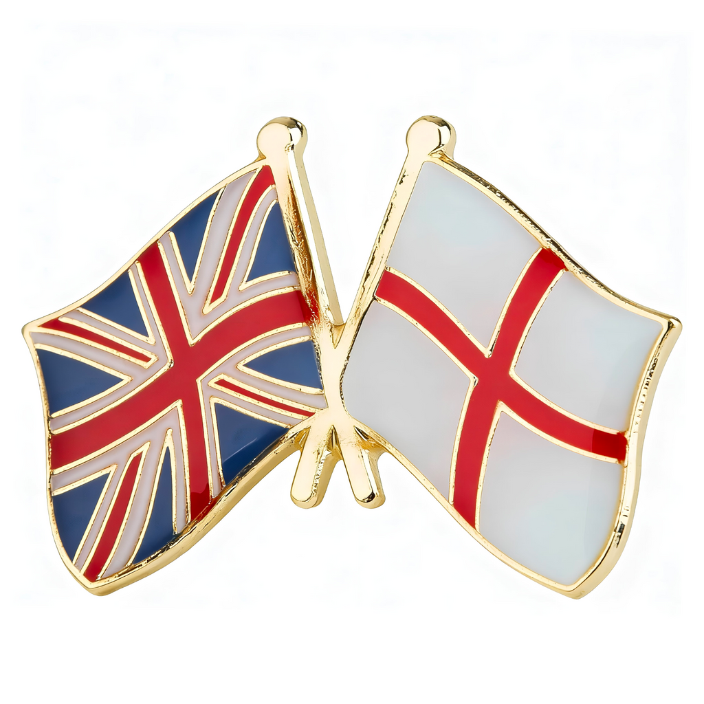United Kingdom & England Friendship Pin Badge
