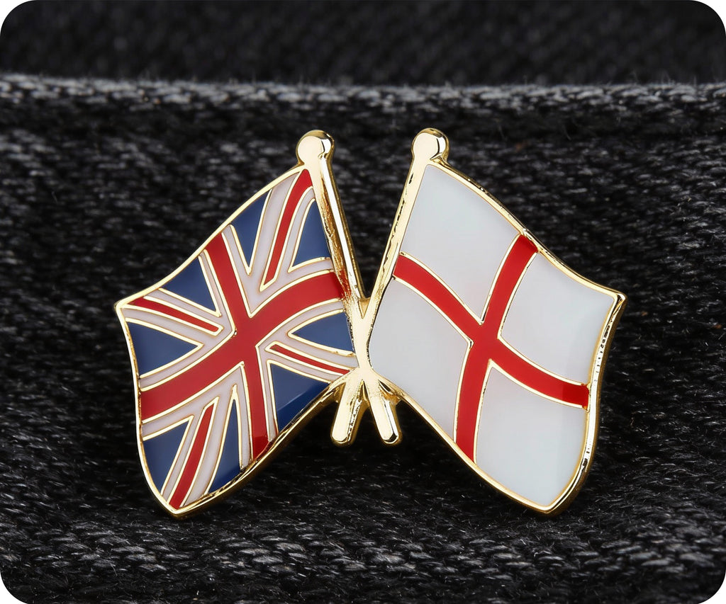 United Kingdom & England Friendship Pin Badge