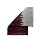 Bufanda de la bandera de Catar – Cubrebocas transpirable tipo bandana