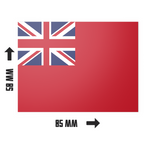 20 X Merchant Navy Flag Stickers