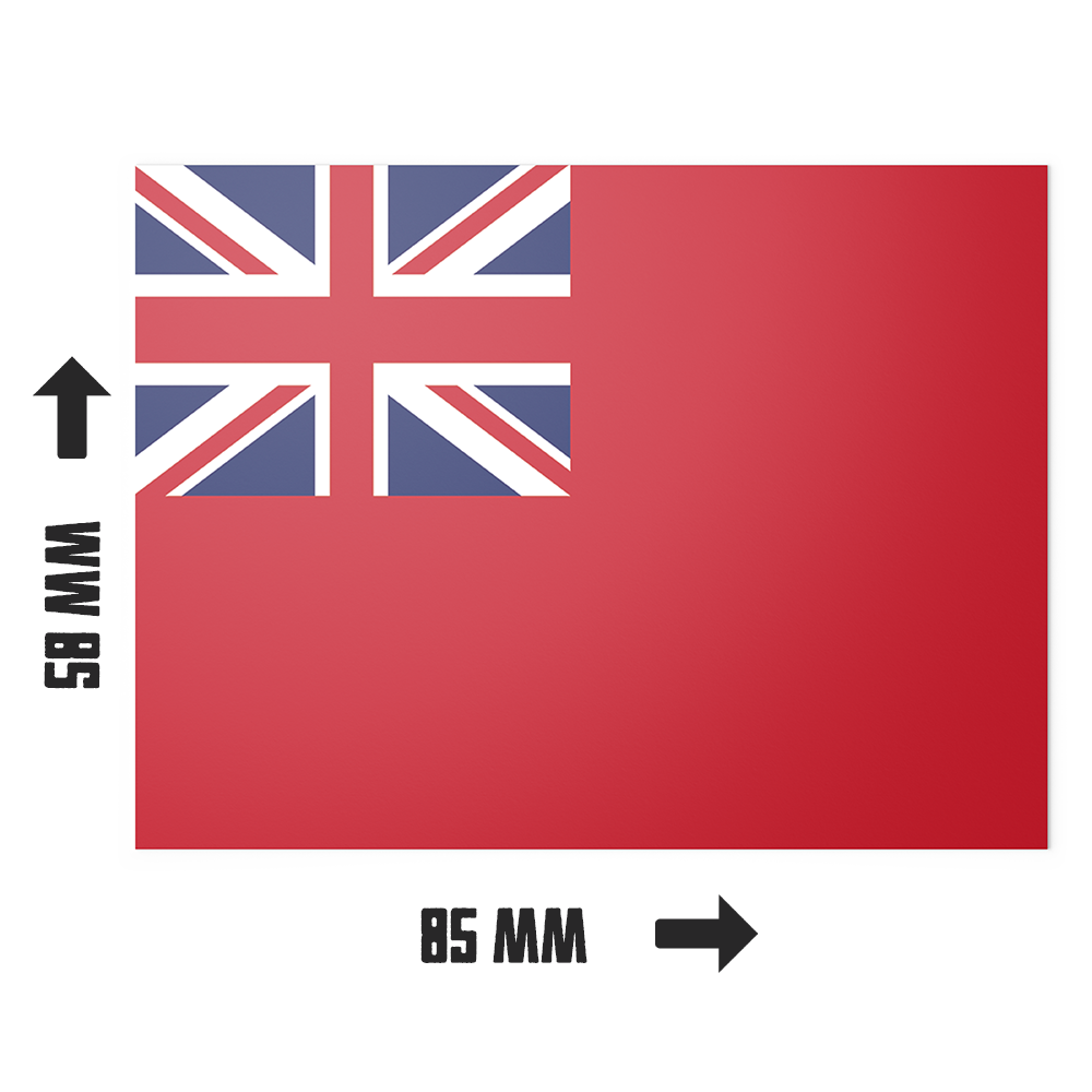 20 X Merchant Navy Flag Stickers