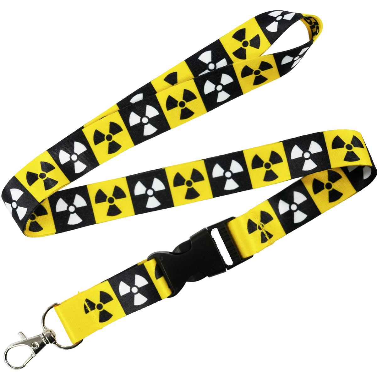 Radiation Trefoil Symbol Lanyard