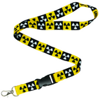 Radiation Trefoil Symbol Lanyard