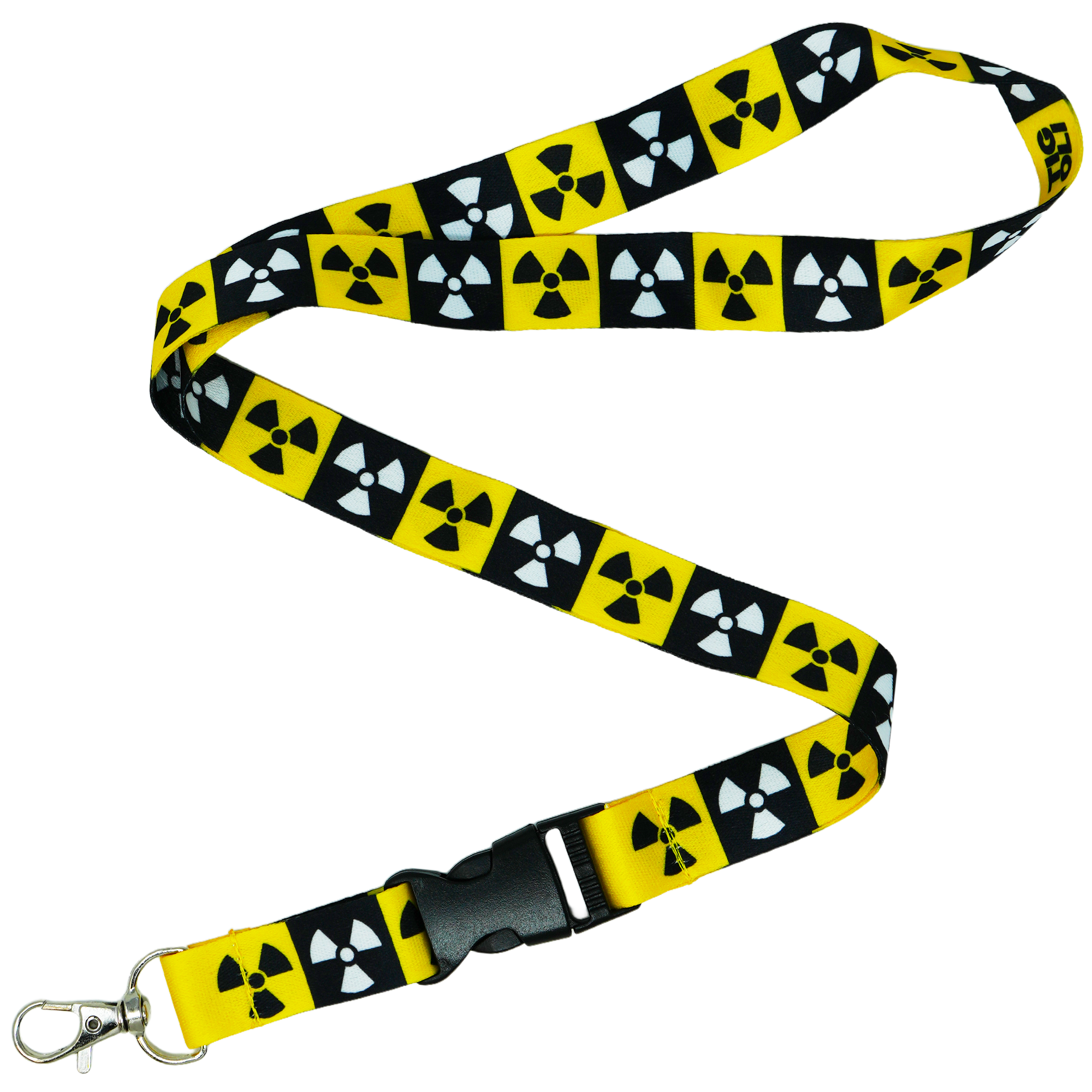 Radiation Trefoil Symbol Lanyard