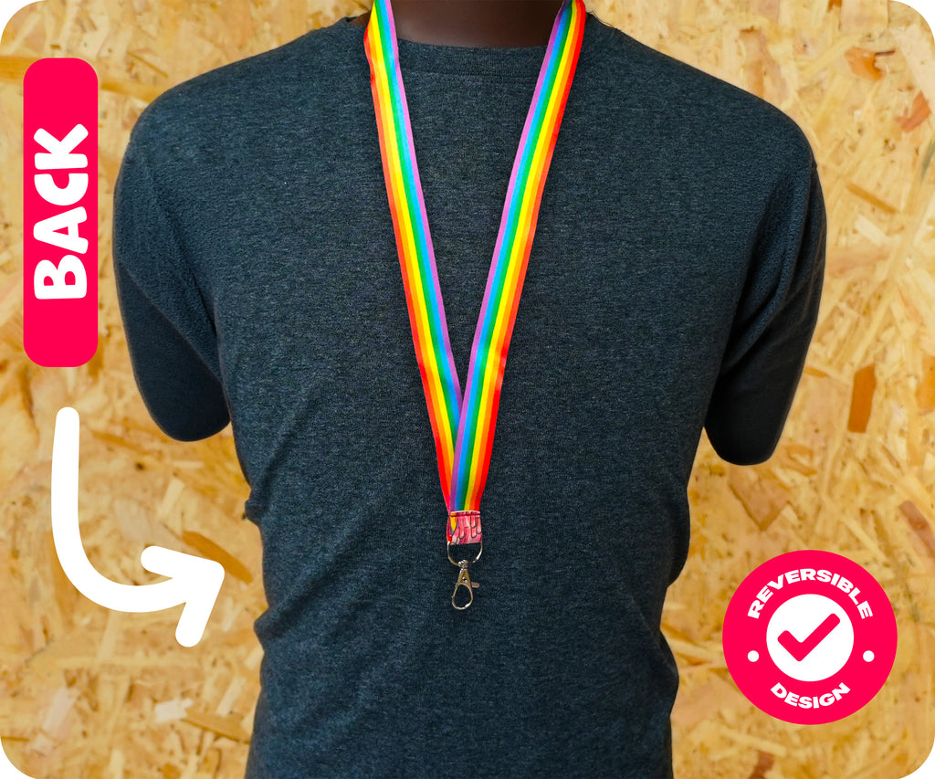 Rainbow Cats Lanyard
