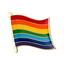 Pin con la bandera del arcoíris