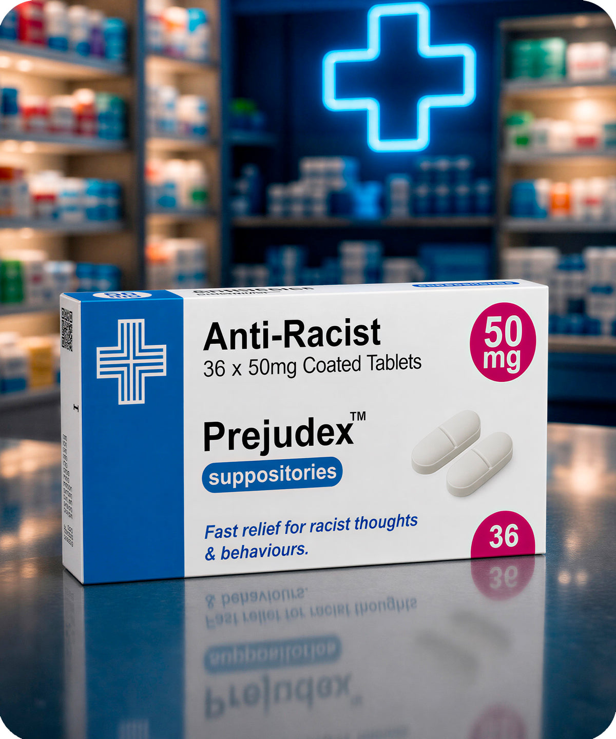 Anti-Racist Prescription Joke Sweets, 36g | Vegan & Vegetarian