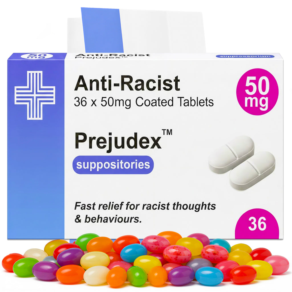 Anti-Racist Prescription Joke Jelly Beans, 60g | Vegan & Vegetaria