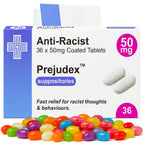 Anti-Racist Prescription Joke Jelly Beans, 60g | Vegan & Vegetaria
