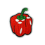 Red Pepper Embroidery Patch (5 x 4.5cm)