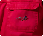 Red Jet Air Force Pin Badge
