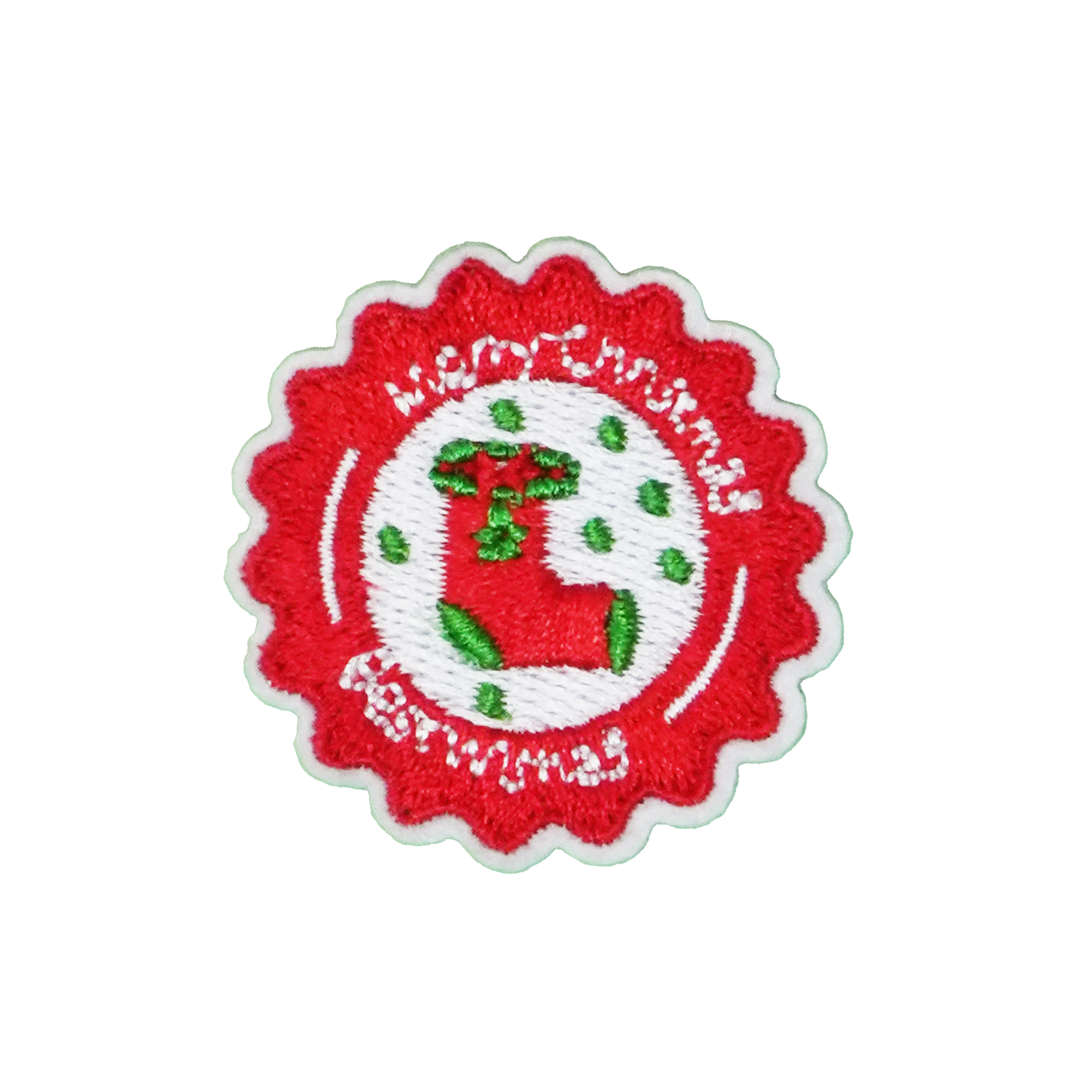 Parche Redondo para Calcetín Navideño Termoadhesivo (4 x 4cm) Imagen principal del producto