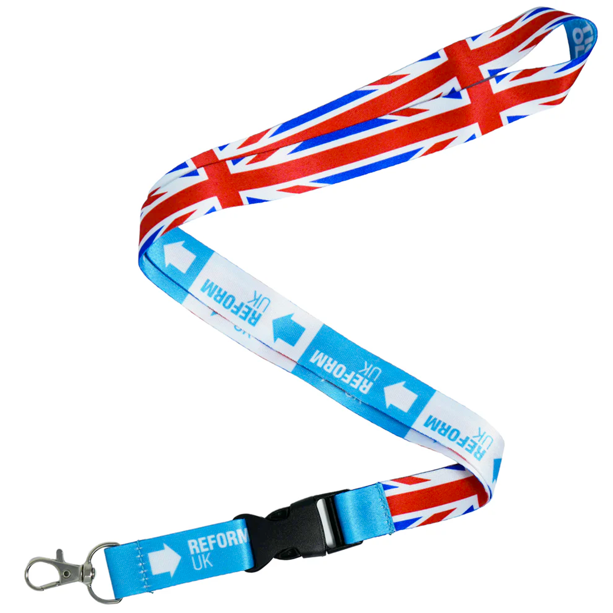Reform UK Party Union Flak United Kingdom Lanyard Main image