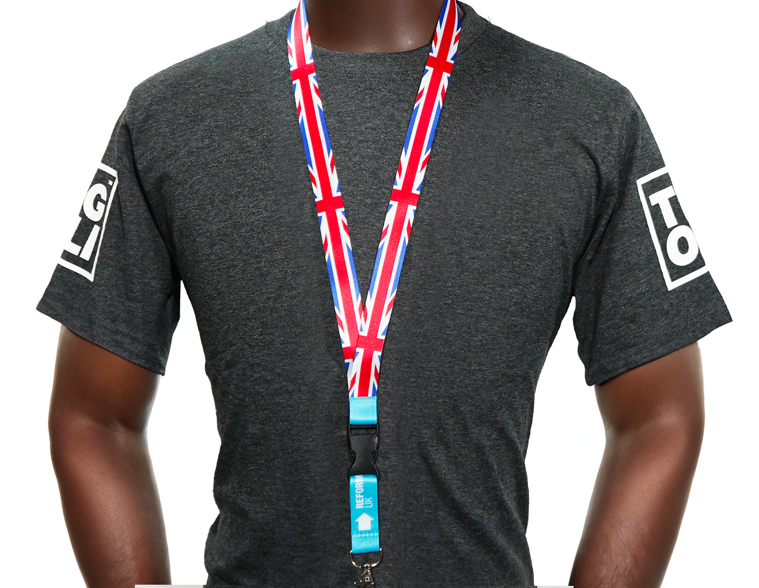 Reform UK Party Union Flak United Kingdom Lanyard