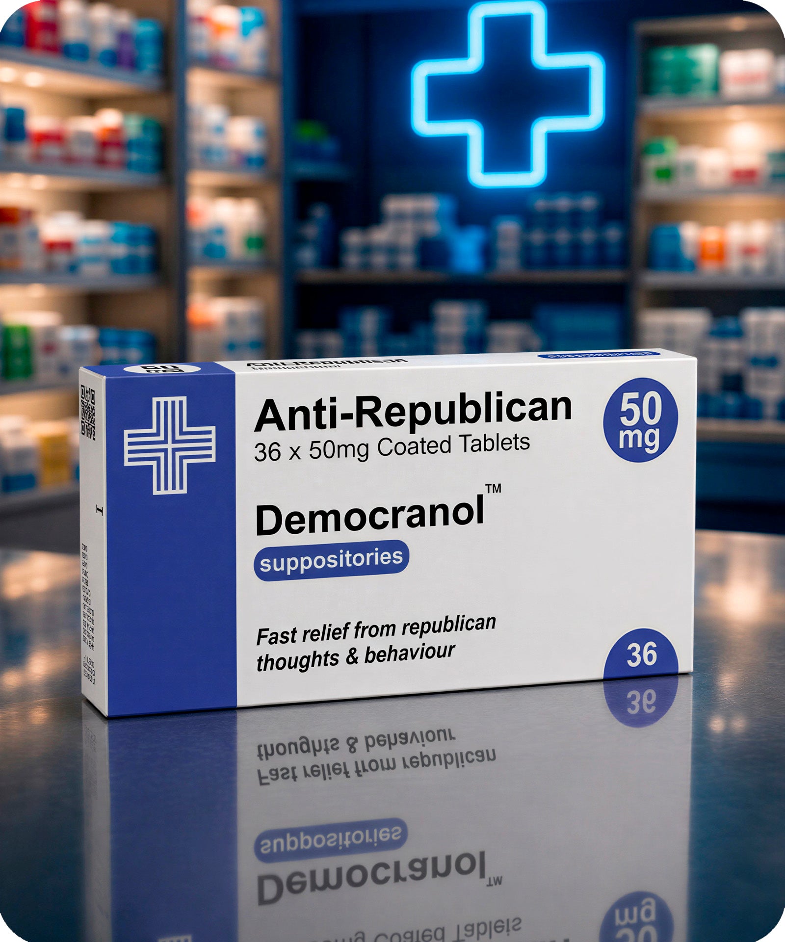 Anti-Republican Prescription Joke Jelly Beans, 60g | Vegan & Vegetarian Secondary image
