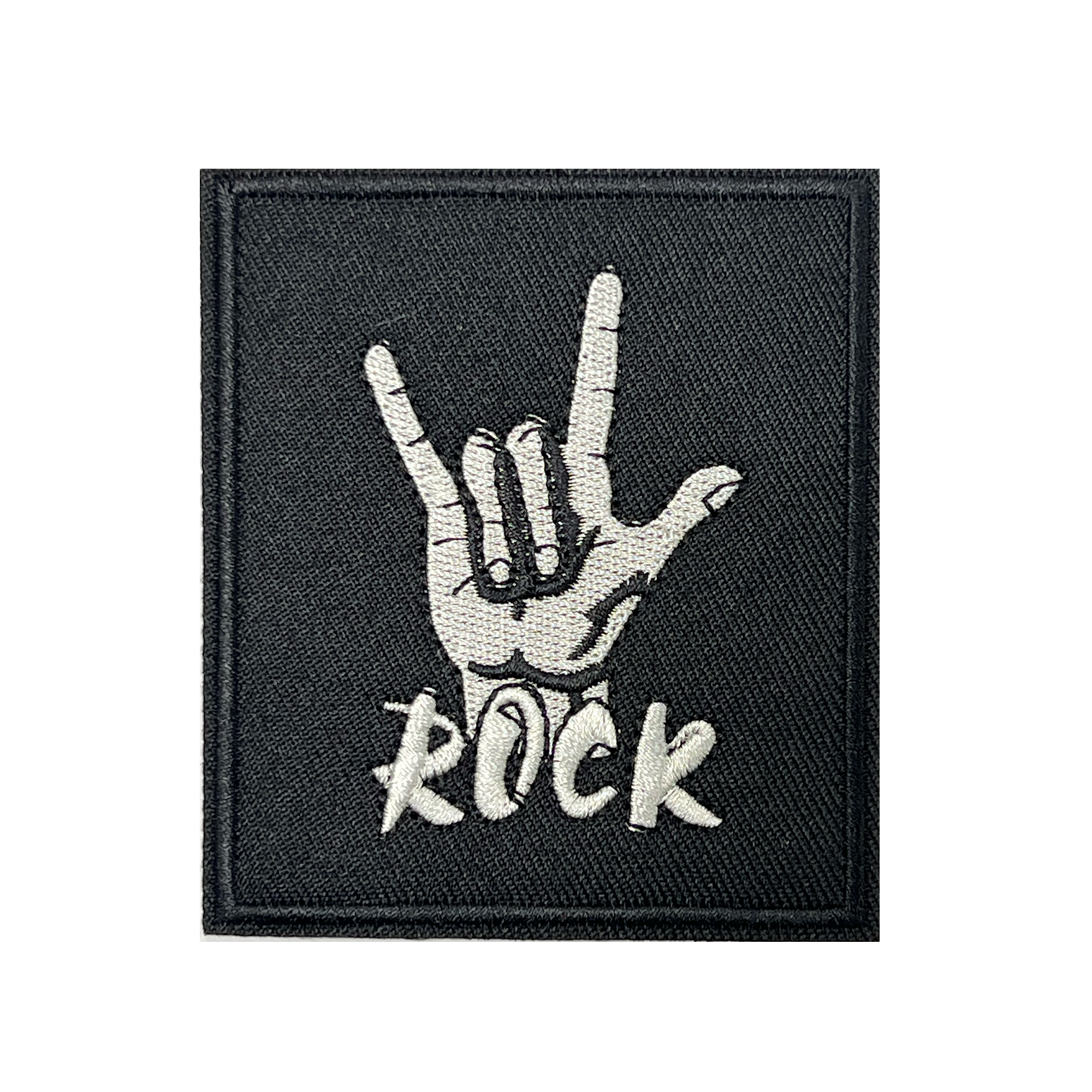 Rock Hands Embroidery Patch (7.5cm) Main image