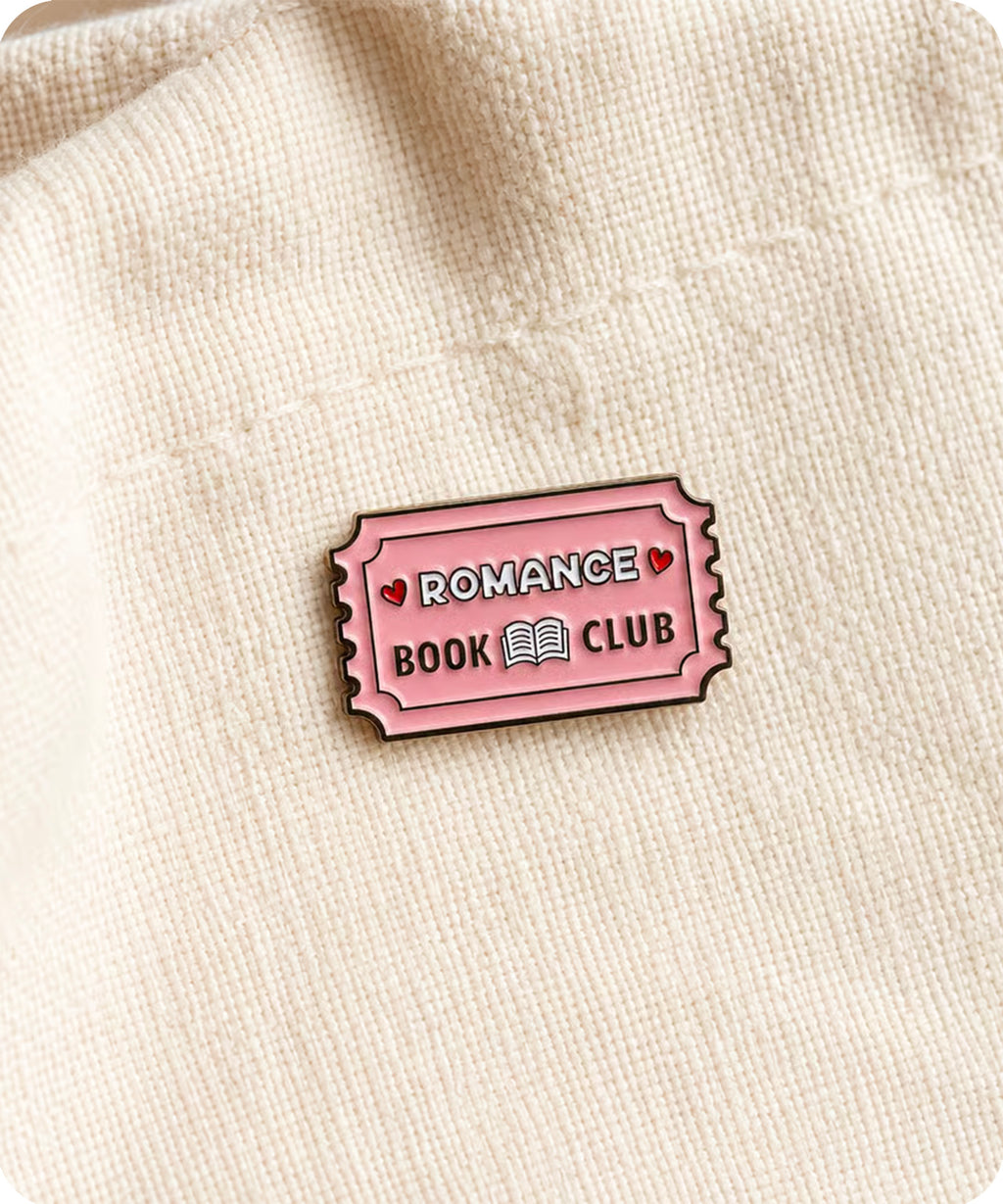 Romance Book Club Enamel Pin Badge