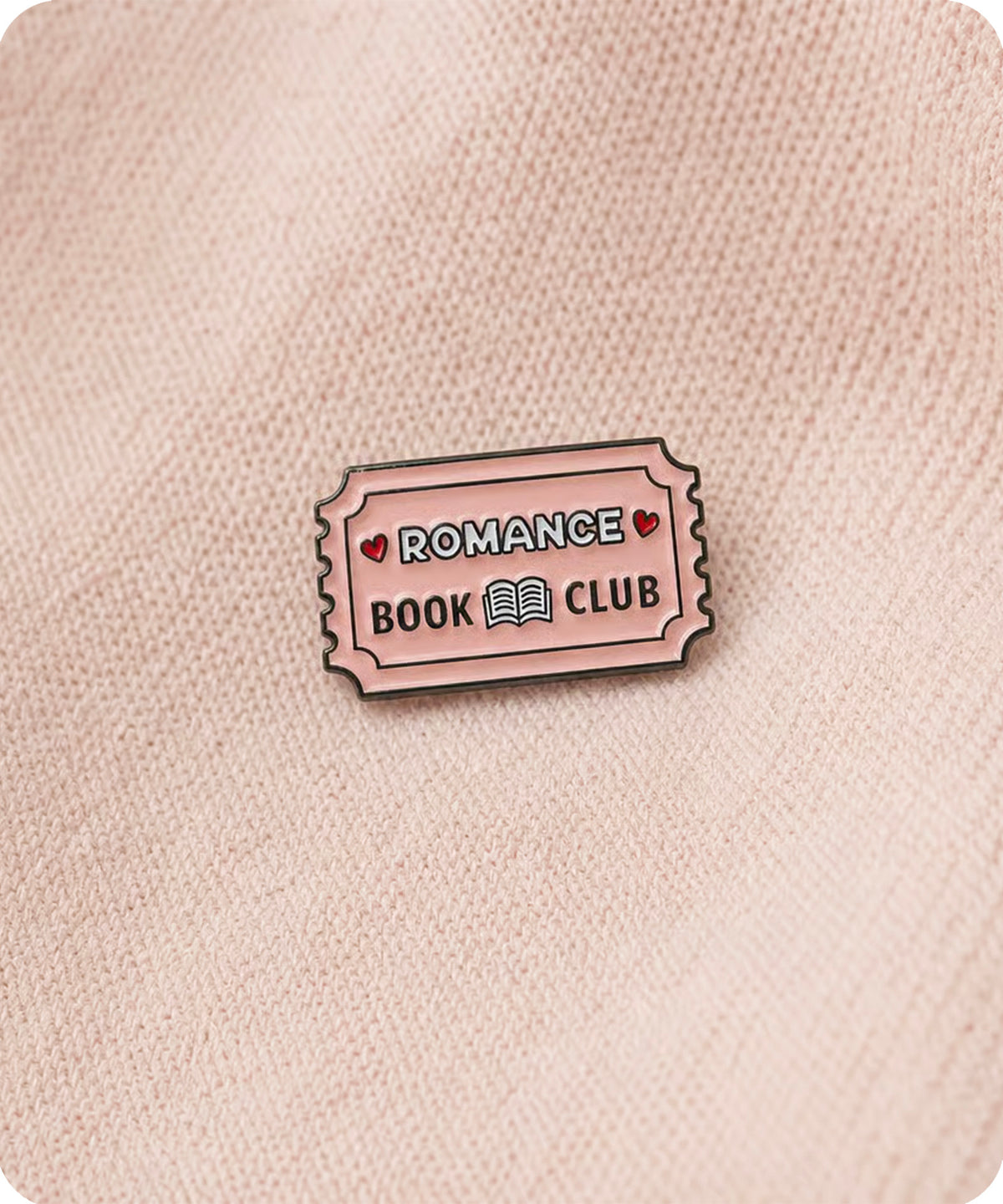 Romance Book Club Enamel Pin Badge