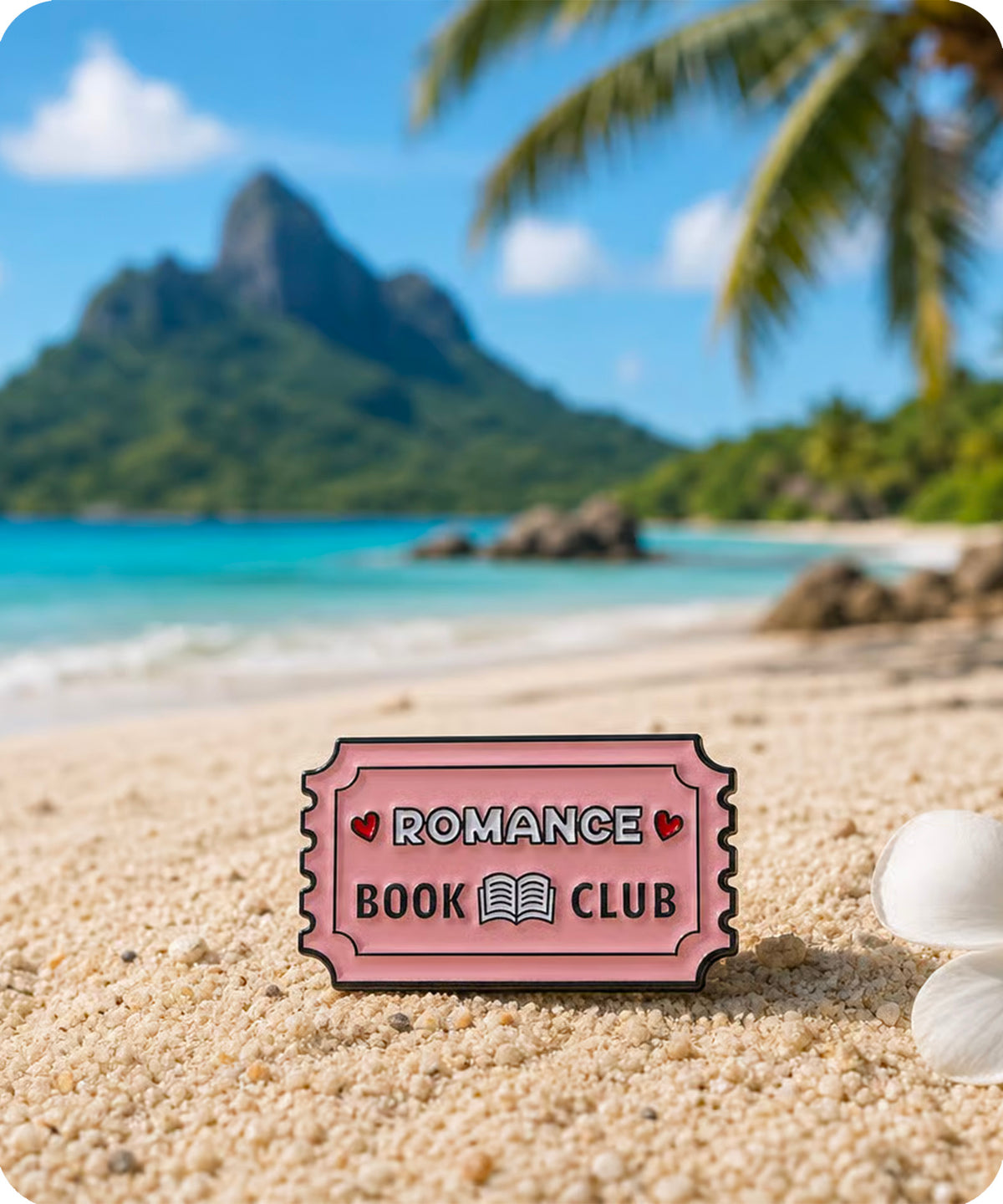 Romance Book Club Enamel Pin Badge