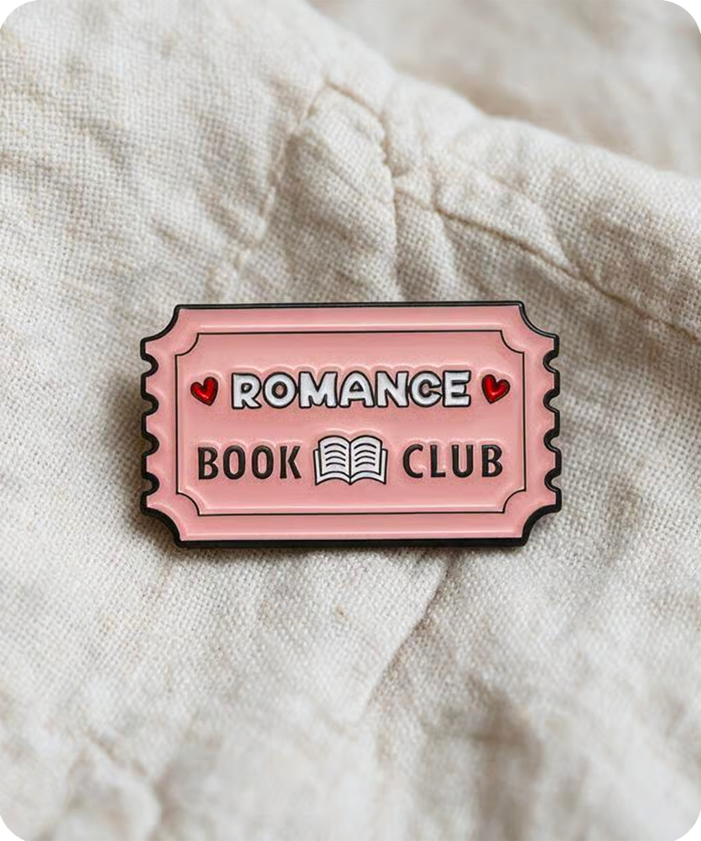 Romance Book Club Enamel Pin Badge