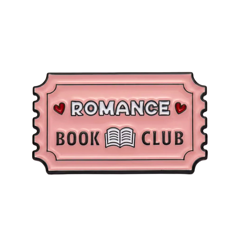 Romance Book Club Enamel Pin Badge