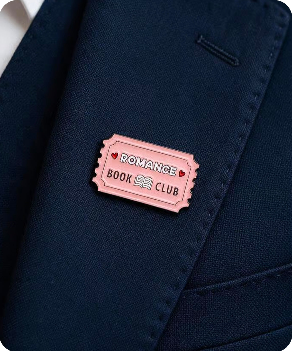 Romance Book Club Enamel Pin Badge