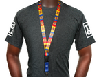 Romania Flag Lanyard – Tricolour Red, Yellow & Blue Neck Strap with National Emblem
