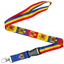 Romania Flag Lanyard – Tricolour Red, Yellow & Blue Neck Strap with National Emblem