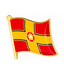 Northamptonshire County Flag Enamel Pin Badge