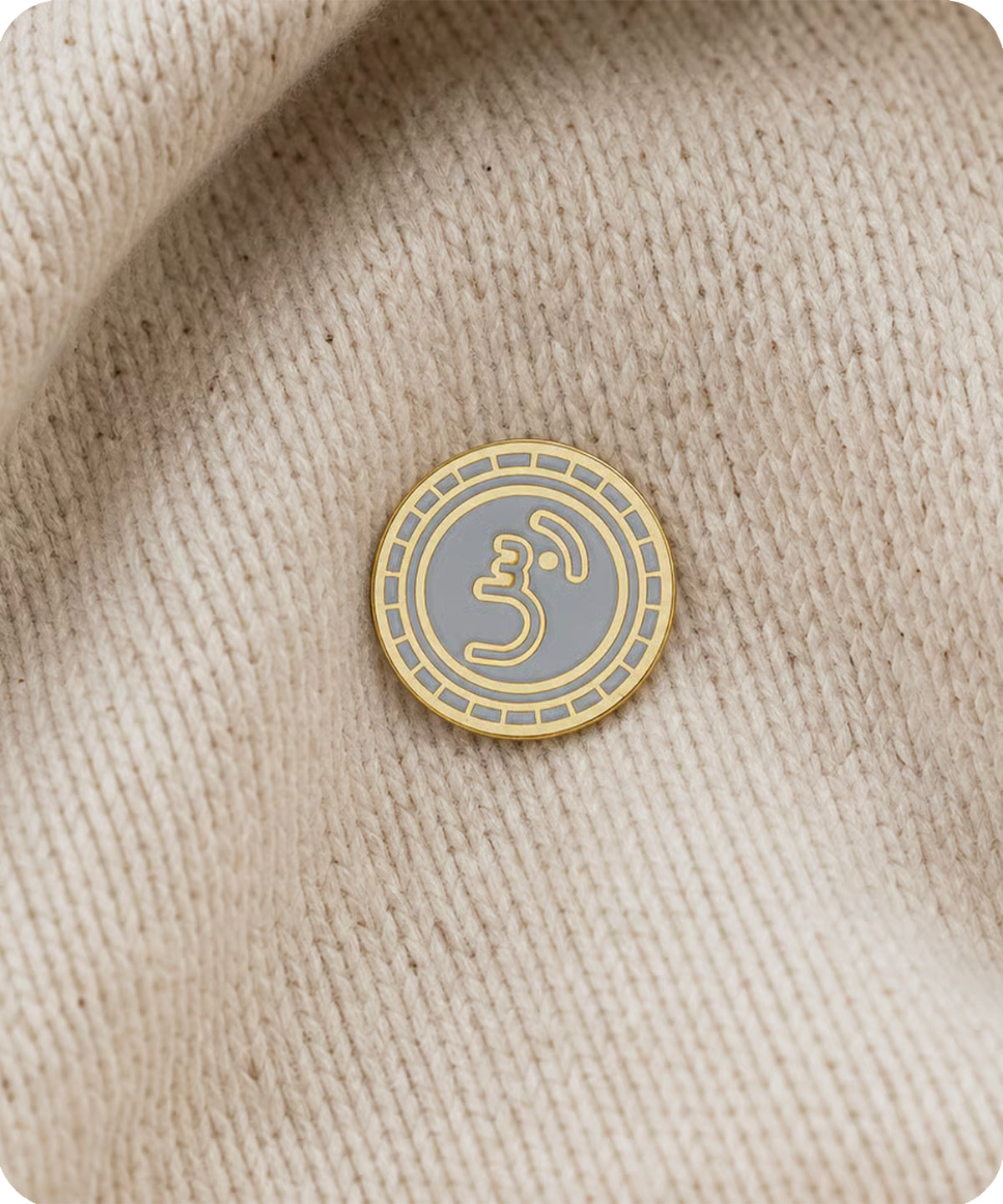 Hindu Aum Ohm Pin Badge
