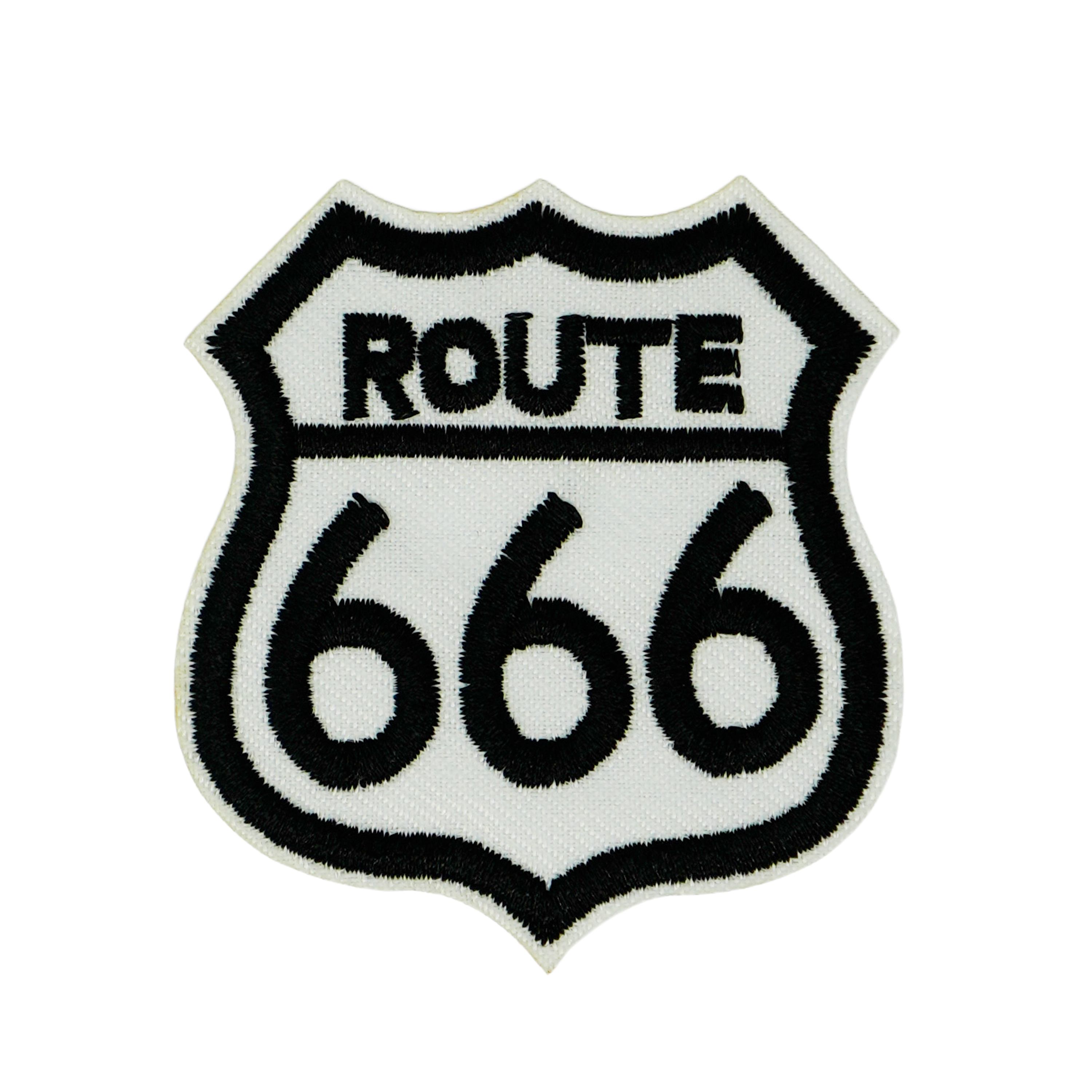 Route 666 United States Highway Iron On Patch (6 x 6cm) Main image