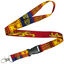 Royal Standard of the United Kingdom Lanyard – Red, Blue & Yellow Flag Print