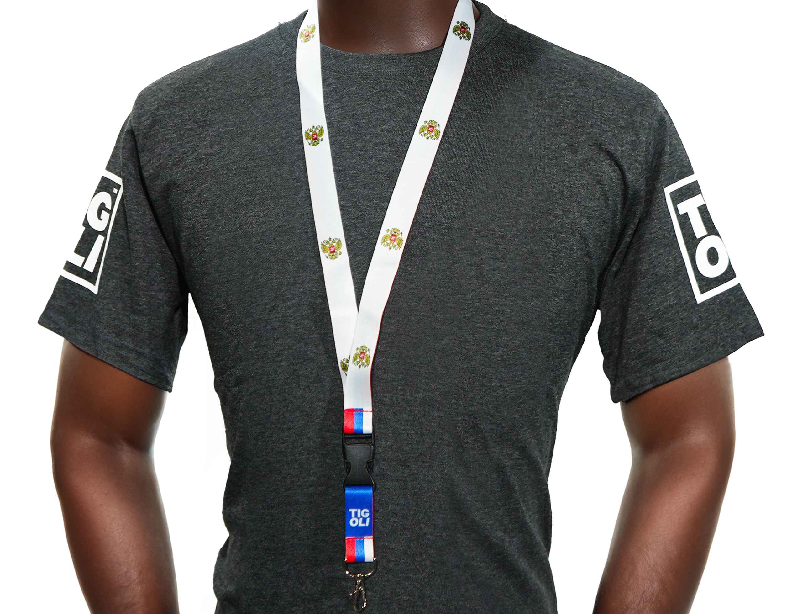 Russia Flag Symbol Lanyard