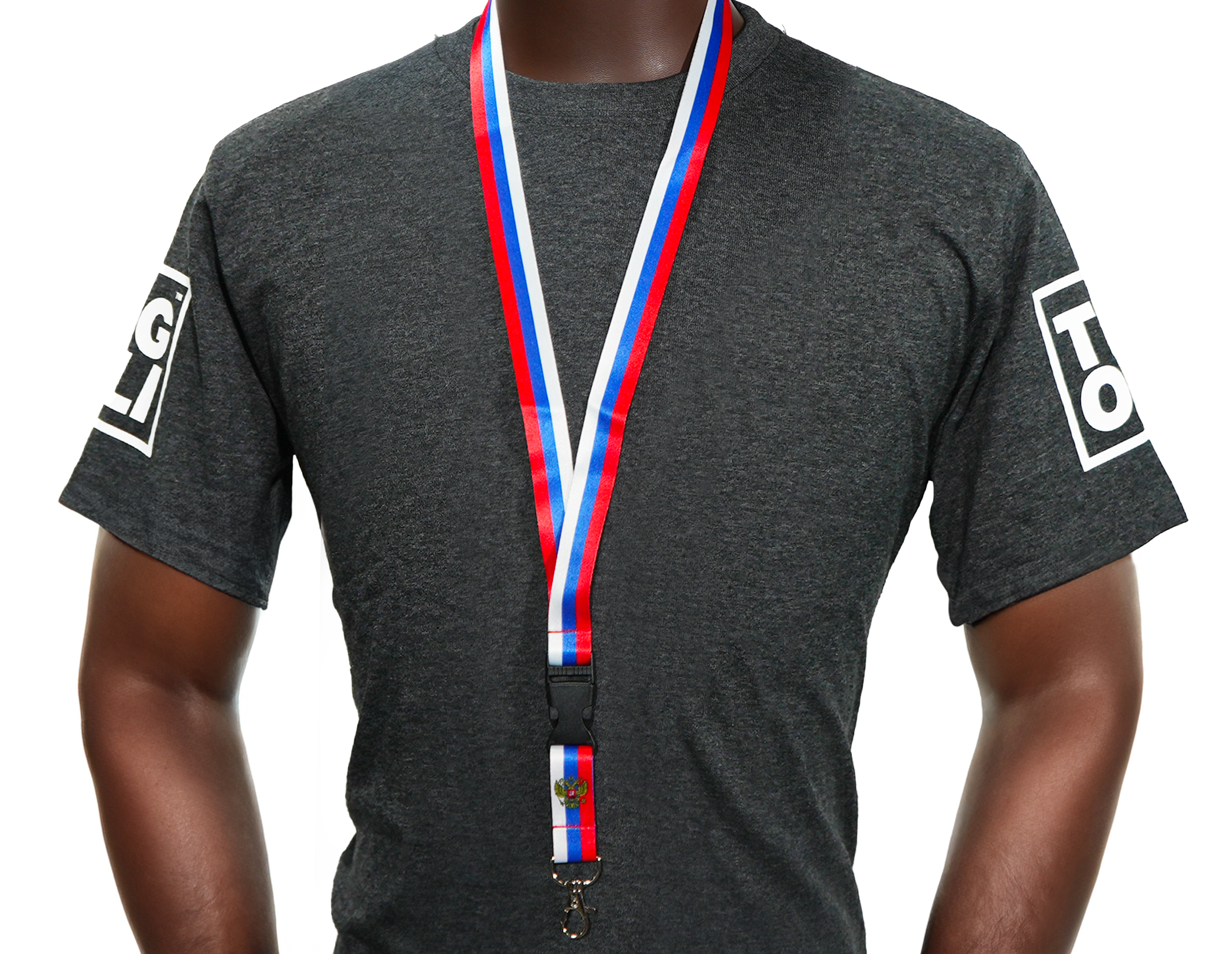 Russia Flag Symbol Lanyard Secondary image