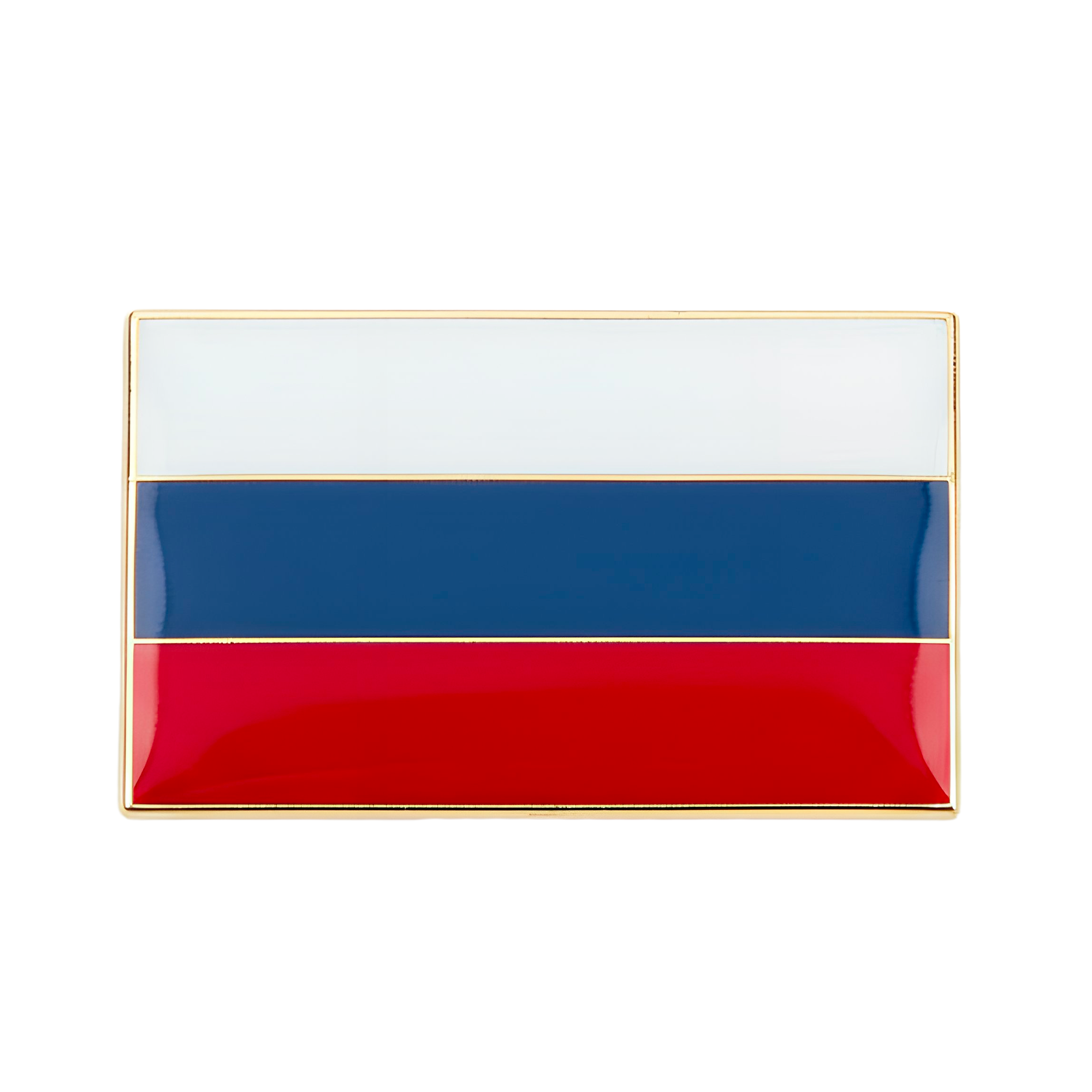 Insignia de pin rectangular de Rusia Imagen principal del producto