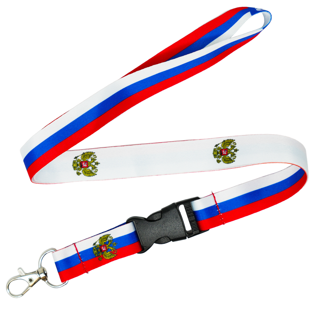 Russia Flag Symbol Lanyard