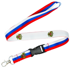 Russia Flag Symbol Lanyard