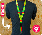 Senegal African National Flag Lanyard