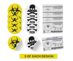 MEGA CSI Crime Scene Murder Mystery Kit | Funny Novelty Party Halloween Police Evidence Game