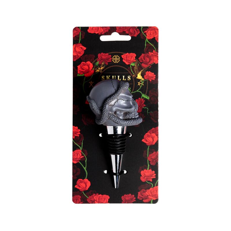 Skull Snake Grudge Bottle Stopper Wine