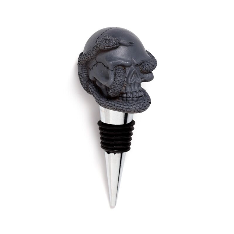 Skull Snake Grudge Bottle Stopper Wine