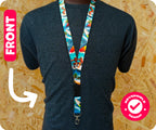 Surfing Ocean Summer Beach Sea Reef Lanyard