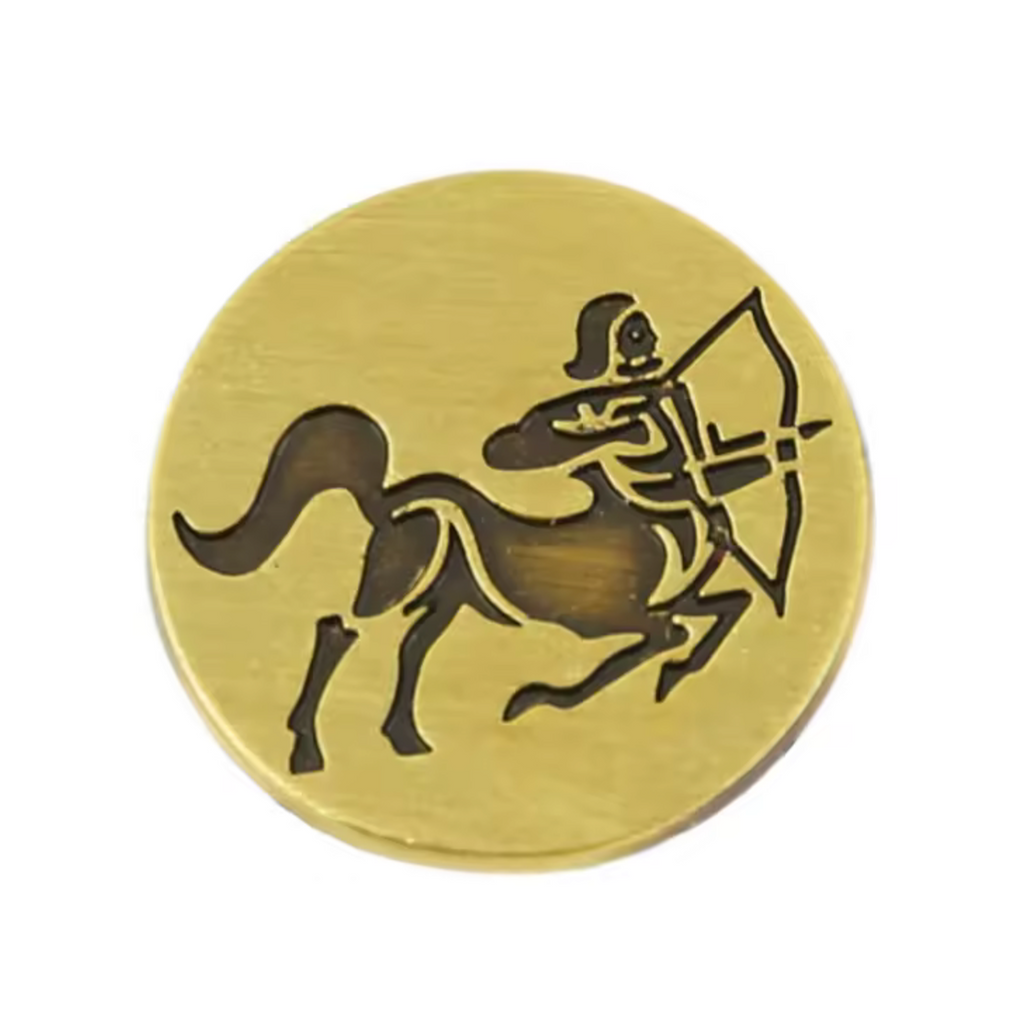 Sagittarius Zodiac Sign Pin Badge