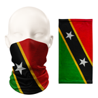 Bandana de la bandera de San Cristóbal y Nieves – Máscara transpirable, protector de cuello, cubierta facial