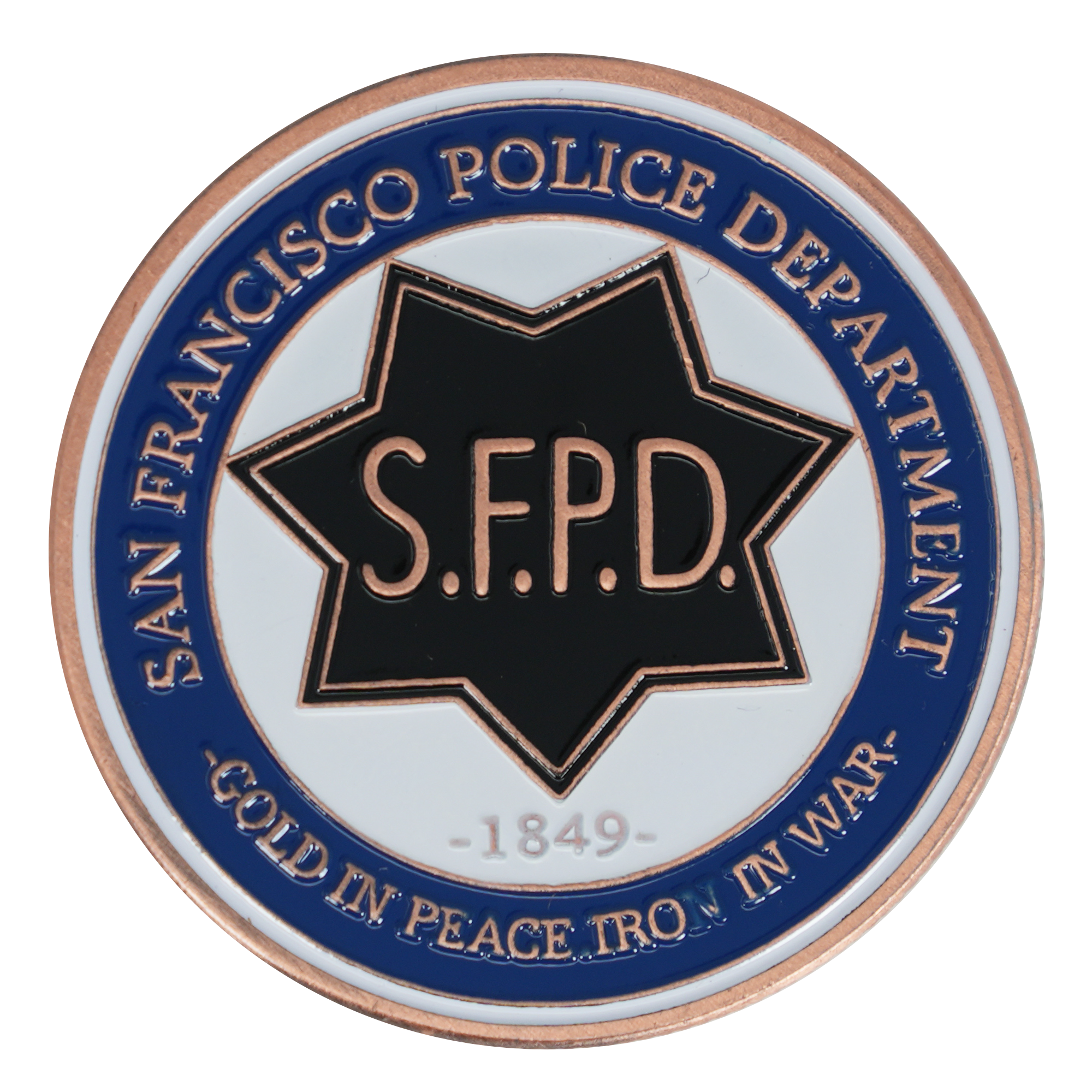 San Francisco Police Department Commemorative Coin
