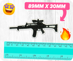 Heckler & Koch G36 Rifle Gun Iron On Patch (8.9 x 3cm)