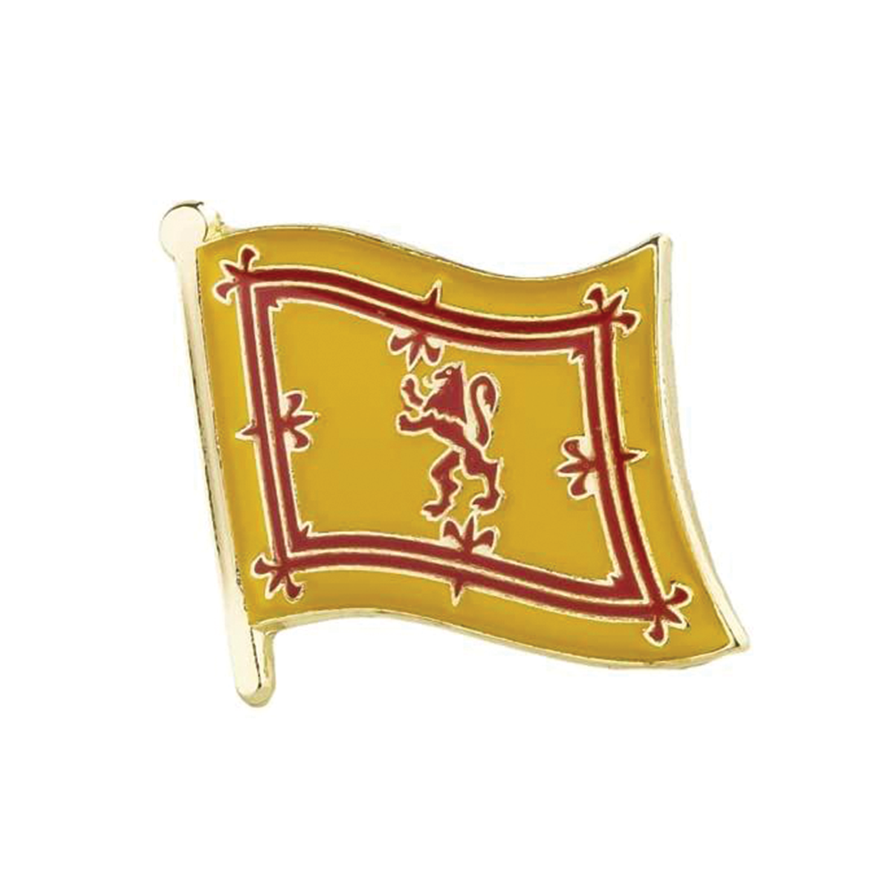 Royal Banner of Scotland Flag Pin Badge