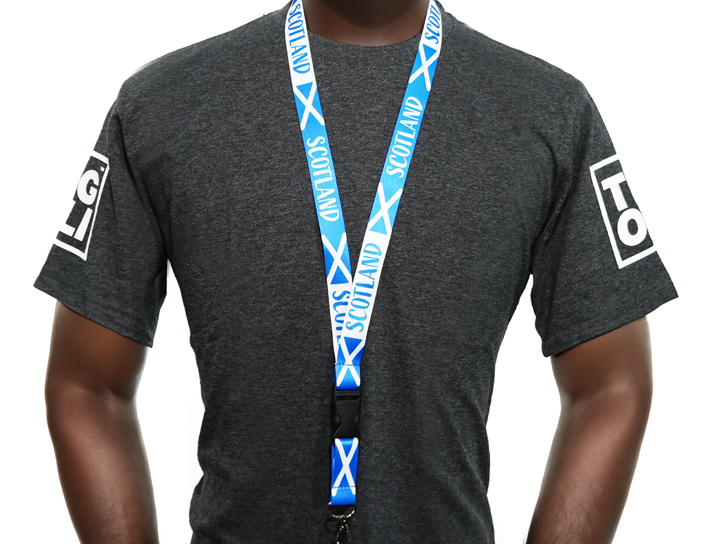 Scotland Saltire Flag Lanyard