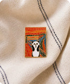 Panda Scream Art Enamel Pin Badge