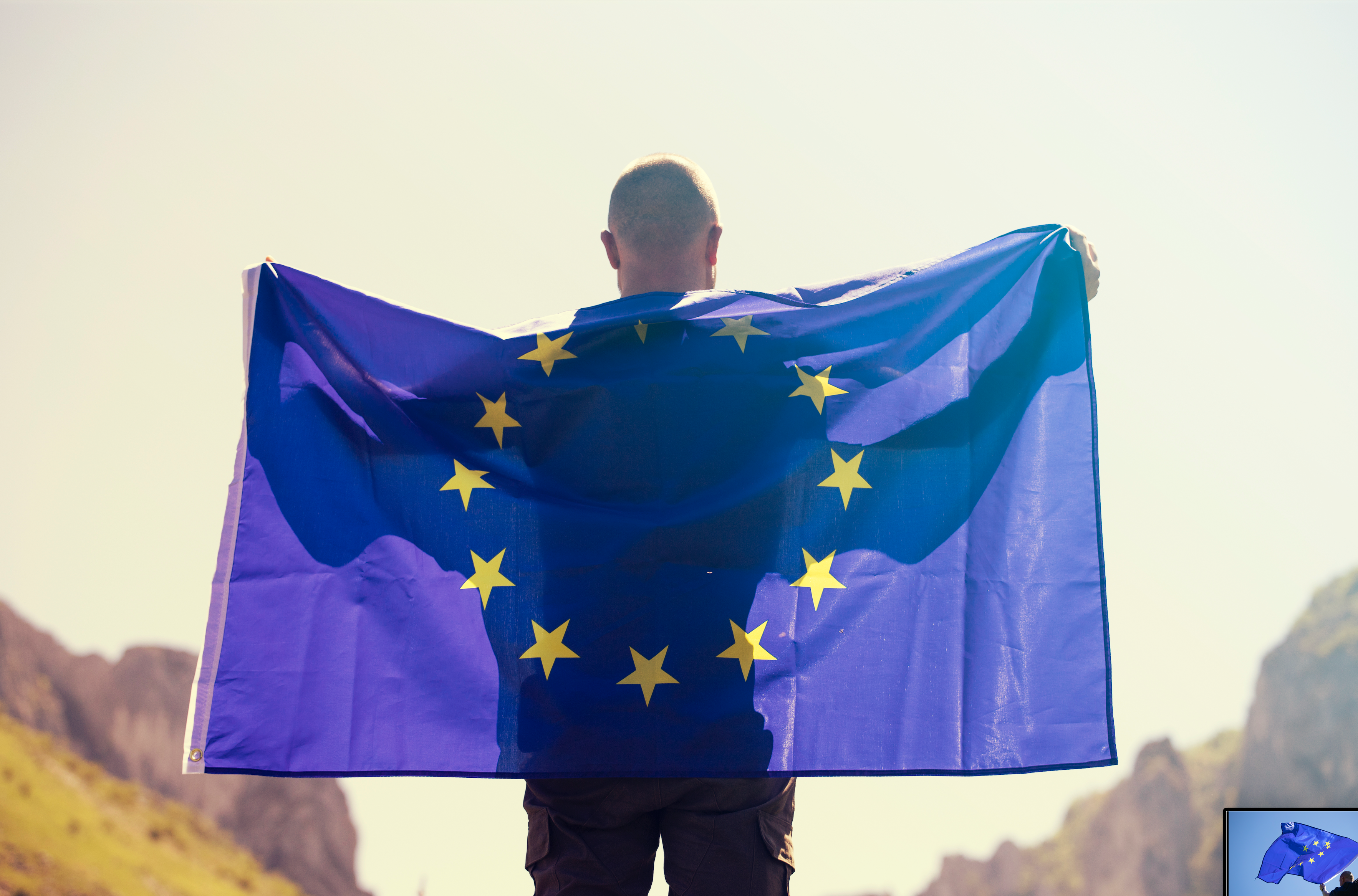 Bandera de la Unión Europea de 3' x 5' Imagen secundaria del producto